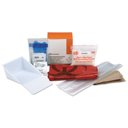 FIRST AID ONLY BBP Spill Cleanup Kit, 3.625 x 4.312 x 2.25 21-760